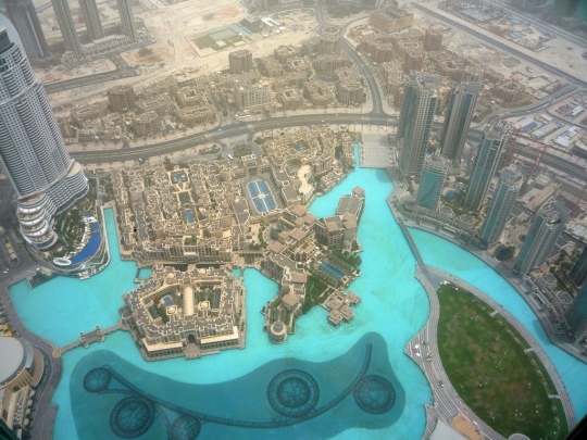 Dubai view from Burj Khalifa